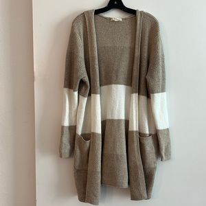 Cardigan with hoody. Casual and comfortable. Used 1 time. Great condition.